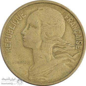 سکه 10 سانتیم 1965 جمهوری کنونی - ماریان - EF40 - فرانسه