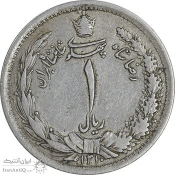 سکه 1 ریال 1310 - EF40 - رضا شاه