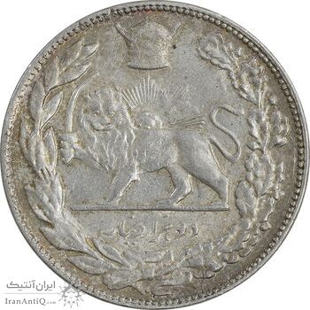 سکه 2000 دینار 1307 تصویری - AU53 - رضا شاه