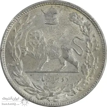 سکه 2000 دینار 1307 تصویری - MS61 - رضا شاه