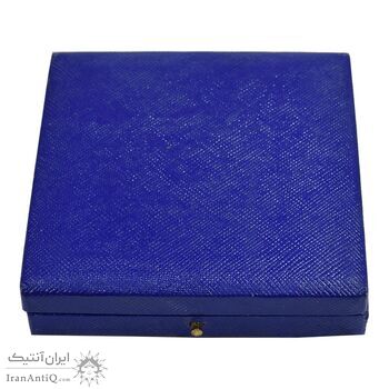 مدال صدمین سالگرد زادروز رضاشاه 2536 - با جعبه فابریک - EF - محمد رضا شاه