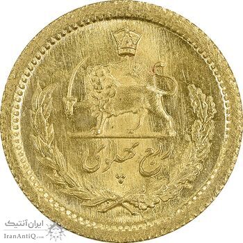 سکه طلا ربع پهلوی 1334 - MS64 - محمد رضا شاه