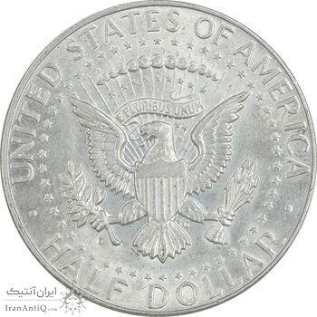 سکه نیم دلار 1964 کندی - MS62 - آمریکا