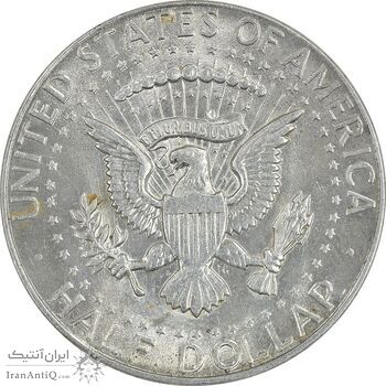 سکه نیم دلار 1968D کندی - MS62 - آمریکا