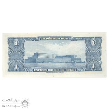 اسکناس 1 کروزریو بدون تاریخ (1954) - امضای CSL, OESA جمهوری اول - تک - UNC64 - برزیل
