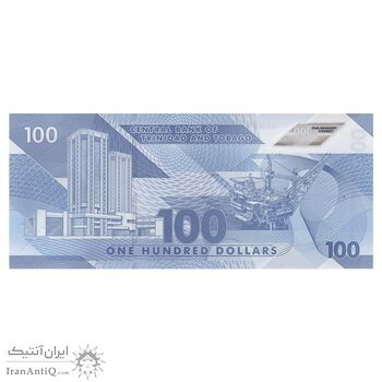 اسکناس 100 دلار 2019 جمهوری - تک - UNC65 - ترینیداد و توباگو