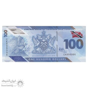 اسکناس 100 دلار 2019 جمهوری - تک - UNC65 - ترینیداد و توباگو