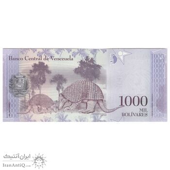 اسکناس 1000 بولیوار 2017 جمهوری بولیواری - تک - UNC63 - ونزوئلا