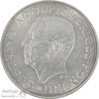 سکه 10 کرون 1972 گوستاو ششم - MS61 - سوئد