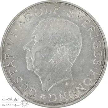 سکه 10 کرون 1972 گوستاو ششم - MS61 - سوئد