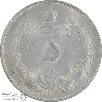 سکه 5 ریال 1310 - MS61 - رضا شاه