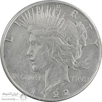 سکه یک دلار 1922S صلح - VF35 - آمریکا