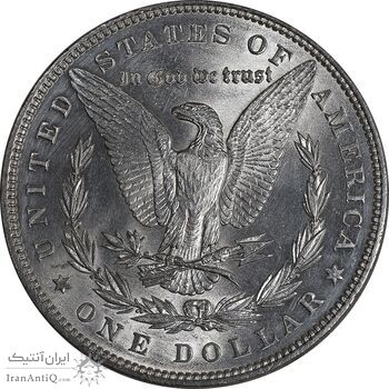 سکه یک دلار 1886 مورگان - MS62 - آمریکا