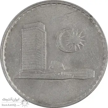 سکه 20 سن 1988 پادشاهی انتخابی - AU58 - مالزی