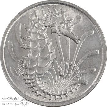 سکه 10 سنت 1980 جمهوری - MS62 - سنگاپور