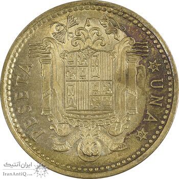 سکه 1 پزتا (78)1975 خوان کارلوس یکم - AU58 - اسپانیا