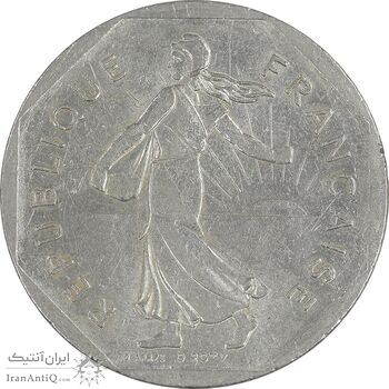 سکه 2 فرانک 1979 جمهوری پنجم - AU58 - فرانسه