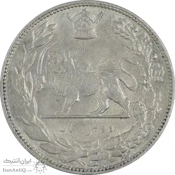 سکه 2000 دینار 1307 تصویری - AU58 - رضا شاه