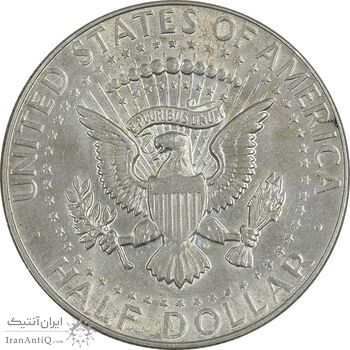 سکه نیم دلار 1965 کندی - AU58 - آمریکا