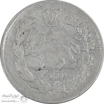 سکه 2000 دینار 1337 جلوس - EF45 - احمد شاه