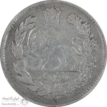 سکه 2000 دینار 1343 تصویری - EF40 - احمد شاه