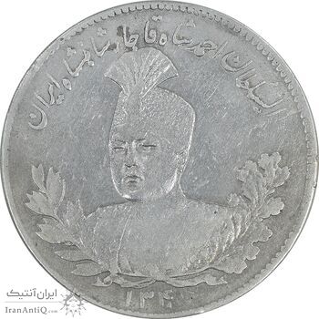 سکه 5000 دینار 1340 تصویری - بدون یقه - EF40 - احمد شاه