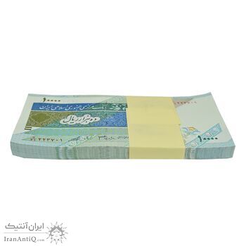 بسته اسکناس 10000 ریال امام (جعفری - شیبانی) - UNC - جمهوری اسلامی