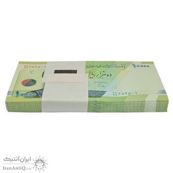 بسته اسکناس 10000 ریال (دژپسند - همتی) - جایگزین - UNC - جمهوری اسلامی