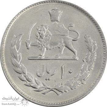 سکه 10 ریال 1354 - MS63 - محمد رضا شاه
