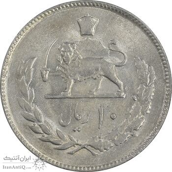 سکه 10 ریال 1354 - MS61 - محمد رضا شاه