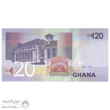 اسکناس 20 سدی 2019 جمهوری - تک - UNC63 - غنا