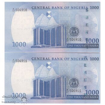 اسکناس 1000 نایرا 2023 جمهوری فدرال - جفت - UNC63 - نیجریه