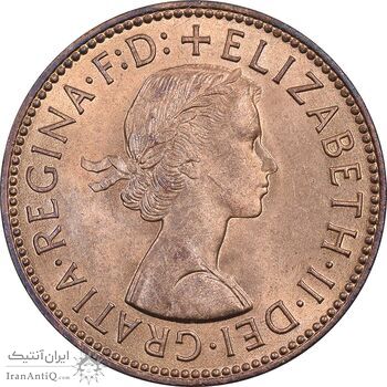 سکه 1/2 پنی 1966 الیزابت دوم - MS64 - انگلستان