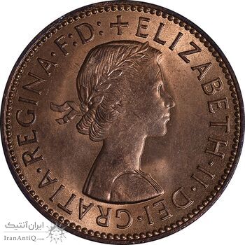 سکه 1/2 پنی 1966 الیزابت دوم - MS64 - انگلستان