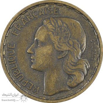 سکه 50 فرانک 1951B جمهوری چهارم - EF45 - فرانسه