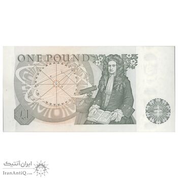 اسکناس یک پوند بدون تاریخ (1978-1981) الیزلبت دوم - آیزاک نیوتون - JBP - تک - UNC64 - انگلستان