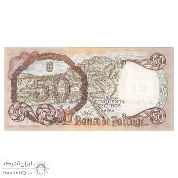 اسکناس 50 اسکودو 1964 جمهوری دوم - MJN, ALG - تک - UNC64 - پرتغال