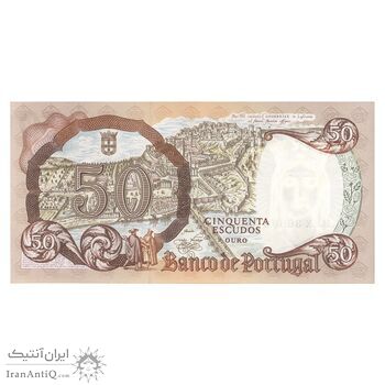 اسکناس 50 اسکودو 1964 جمهوری دوم - MJN, AJCB - تک - AU58 - پرتغال