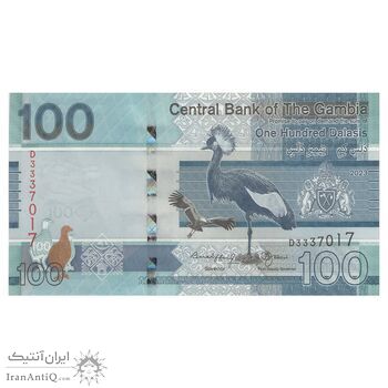 اسکناس 100 دالاسی 2023 جمهوری - تک - UNC62 - گامبیا