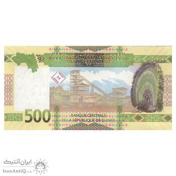 اسکناس 500 فرانک 2018 جمهوری - تک - UNC64 - گینه