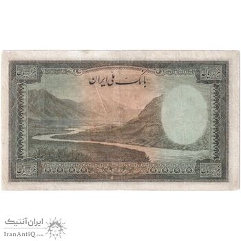 اسکناس 1000 ریال سری اول - تک - VF20 - محمد رضا شاه