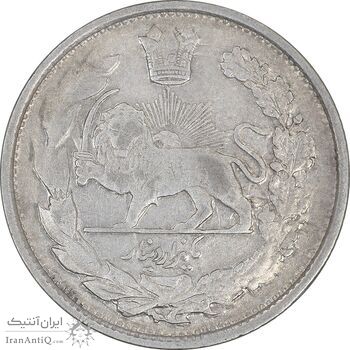 سکه 1000 دینار 1337 جلوس - EF40 - احمد شاه