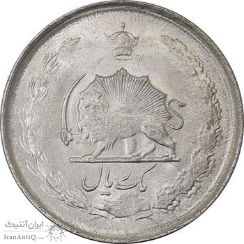 سکه 1 ریال 1323 نقره - MS63 - محمد رضا شاه