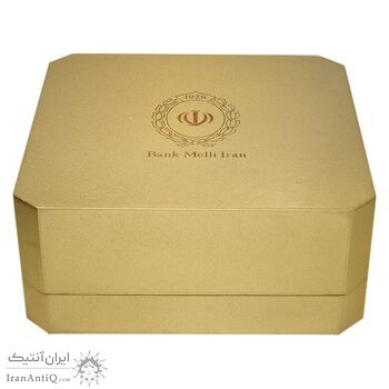 مدال نقره یادبود بانک ملی 1404 - با جعبه فابریک - PF63 - جمهوری اسلامی