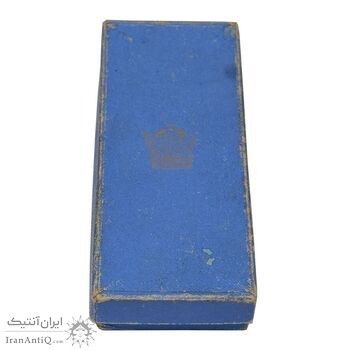 نشان بیست و پنجمین سال سلطنت - با جعبه فابریک - AU - محمد رضا شاه