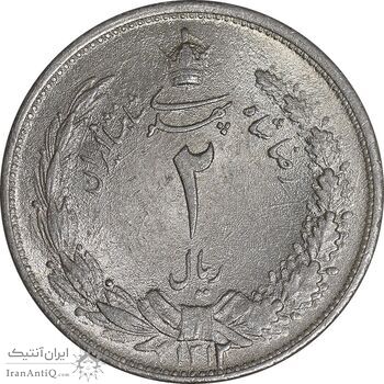 سکه 2 ریال 1312 - MS63 - رضا شاه