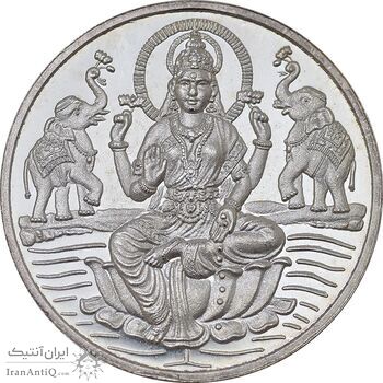 مدال یادبود لاکشمی - 20 گرمی - PF62 - هندوستان