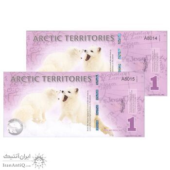 اسکناس 1 پولار دلار 2012 - جفت - UNC66 - شمالگان (قطب شمال)