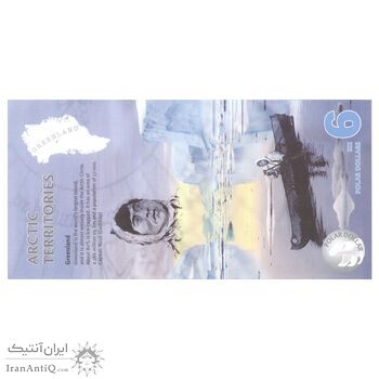 اسکناس 6 پولار دلار 2013 - تک - UNC66 - شمالگان (قطب شمال)