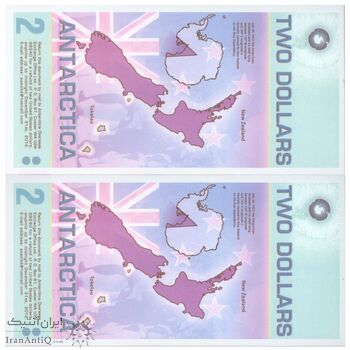 اسکناس 2 دلار 2008 دفتر مبادلات خارجی قطب جنوب - قلمرو وابسته راس - جفت - UNC66 - جنوبگان (قطب جنوب)